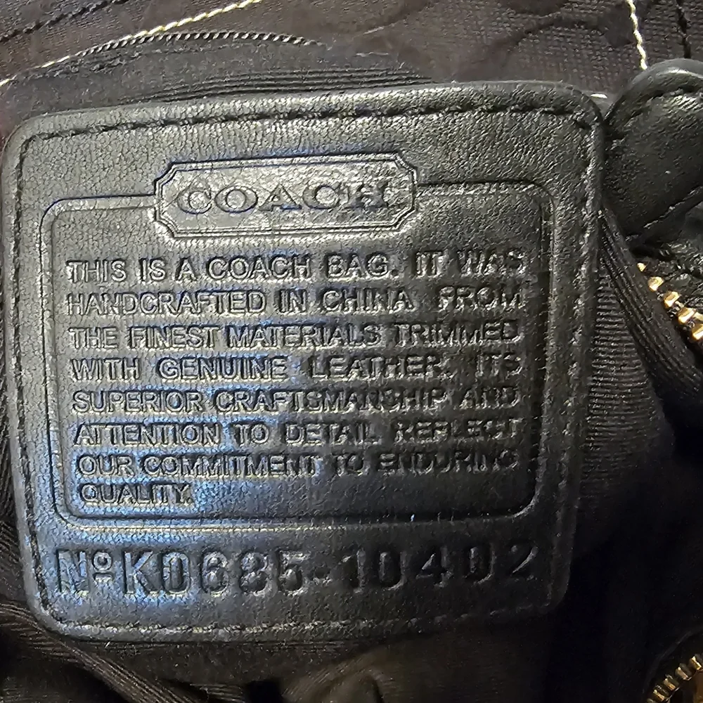 Coach Crossbody Bag Black. Pre-owned. K0685 - Picture 6 of 6